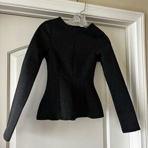 H&M JERSEY PEPLUM TOP (NWT)